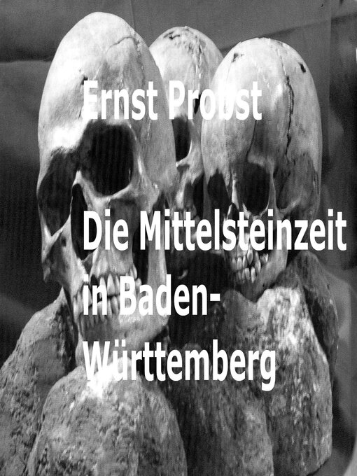 Title details for Die Mittelsteinzeit in Baden-Württemberg by Ernst Probst - Available